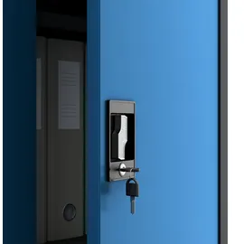 Jan Nowak Metallschrank Aktenschrank 185 x 90 x 45 cm Blau