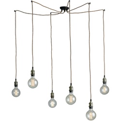 Luce ambiente Design Pendelleuchte »Groove«, Aluminium, bronzefarben - braun