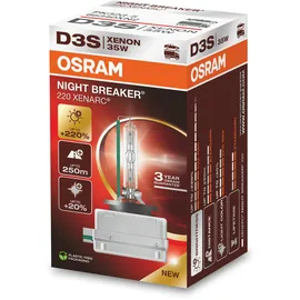 Osram Automotive 66340XN2 Xenon Leuchtmittel XENARC NIGHT BREAKER® 220 D3S, 35 W 42 V