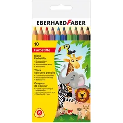 FABER 511409 Farbstift Buntstifte 10x dick