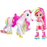 IMC TOYS Cry Babies BFF Dreamy & Rym Deluxe-Set, enthält die Exklusive bewegliche Puppe Dreamy und Sein Einhorn Rym - Optimales Geschenk für Jungen und Mädchen ab 5 Jahren