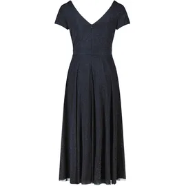 Vera Mont Cocktailkleid Glitzer-Look Dunkelblau/Grau 44