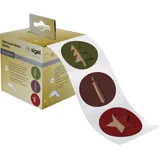 Sigel Weihnachts-Sticker Cut-out Style 200 Stück 4,7 x 4,7 cm