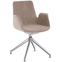 Mayer Sitzmöbel Mayer Besuchersessel myHELIOS mauve Aluminium poliert Stoff