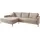 trends by hg »Summer L-Form«, in Cord-Stoff mit Metallfuß