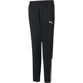 Puma teamLIGA Trainingshose Schwarz/Weiß 140