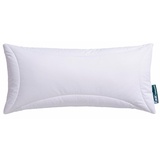 f.a.n. Frankenstolz Baumwollkissen Klima Active Plus, effektiv klimaregulierendes Kopfkissen weiß 40 cm x 80 cm,