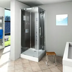 Duschkabine Komplettdusche Fertigdusche Dusche D38-23R1 100x100 cm ohne 2K Scheiben Versiegelung