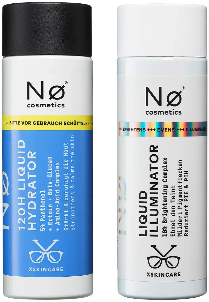Nø Cosmetics Liquid Illuminator & Hydrator Set