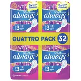 Always - Platinum Night Protect Damenbinde mit Flügeln - 32 Stücke