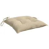 vidaXL Palettenkissen 2 Stk. Beige 50x50x7 cm Oxford-Gewebe