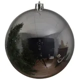 Kaemingk Weihnachtsbaumkugeln Bruchfest 14 cm 1 Stueck Silber Glanz