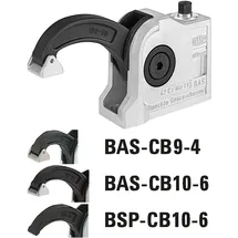 Bessey Schraubstock Aluminium 97 mm grau