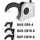 Bessey Schraubstock Aluminium 97 mm grau