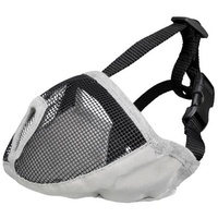 TRIXIE Muzzle for short-nosed breeds polyester S-M short grey