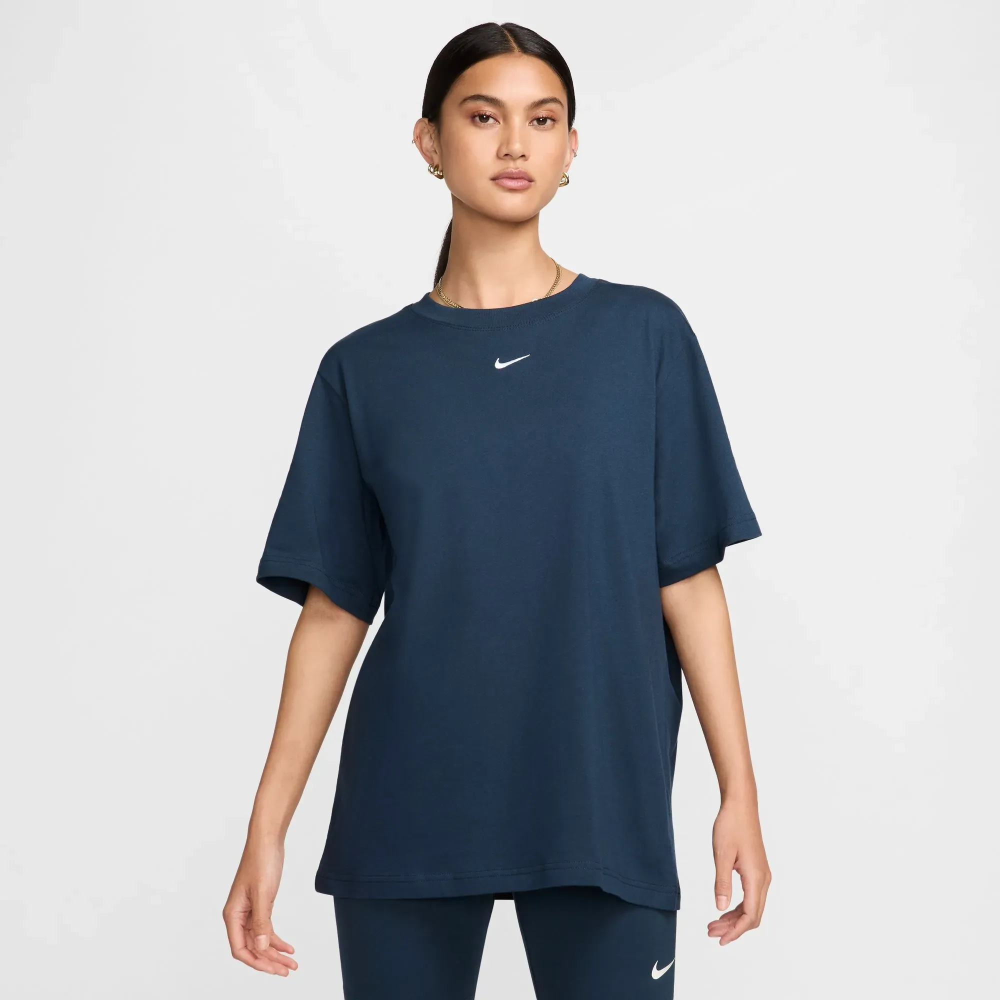 NIKE W NSW TEE ESSNTL LBR ARMORY NAVY XXL