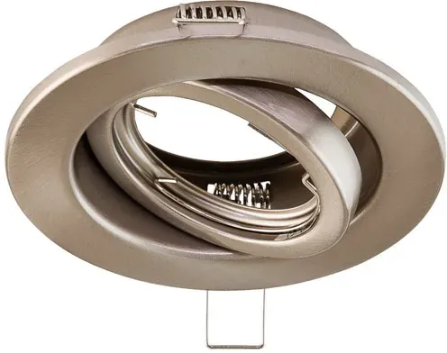 EVN Einbauleuchte, schwenkbar 25°, GX5,3, 12V, 50W, chrom satiniert, IP20