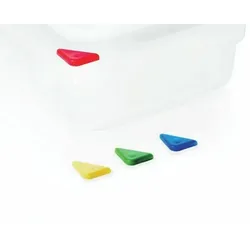 gastlando GN 1/6 - 100 Vorratsbehälter, BPA-frei, + HACCP-Farbkennzeichnung
