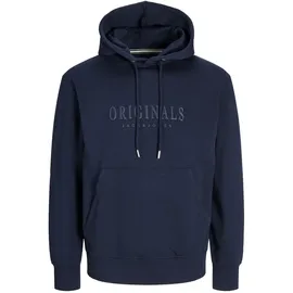 JACK & JONES Herren Hoodie Kapuzenpullover JORFREDERIKSBERG- Regular Fit Regular Fit Blau 12262811 XL