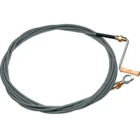 Cabere Rohrreinigungswelle L.5m Wellen-D.12mm Krallen-D.40mm doppellag.m.Messingkuppl.
