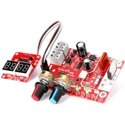 Punktschweißmaschine DIY Controller Panel Zeit- und Stromsteuerungsfunktion mit Digitalanzeige 40A