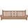 deluke TABEL Teak 3-Sitzer