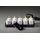 Duni LED Set Moving Flame 10 Stück Weiß