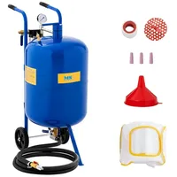 MSW Sandstrahlgerät mobil, - 76 L, Länge Arbeitsschlauch 2,5 m, Arbeitsdruck 7,6 bar)