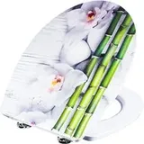 conmetall - celle WC-Sitz Bambus, Relief-Motiv
