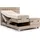 Fun Möbel Boxspringbett Elektrisch Schlafzimmerbett MAXIMA 120x200cm in Stoff Beige