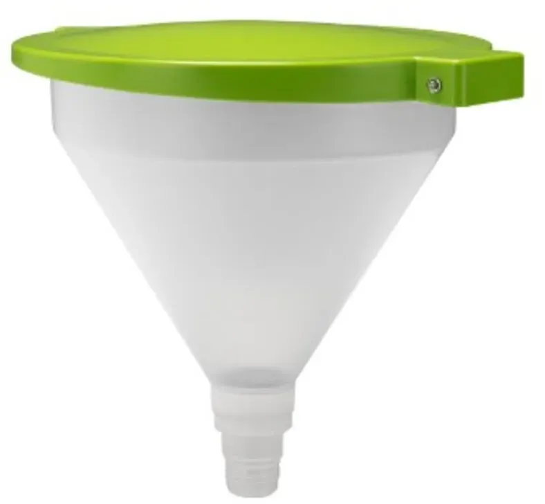 PRESSOL Trichter Ø 424mm - Grüne Abdeckung, transparent