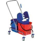 ede - evo-products Doppelfahreimer verchromt 2x15l Silber