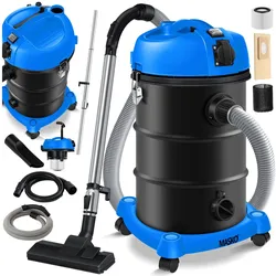 MASKO® 6IN1 Industriestaubsauger Staubsauger Nass Trocken Sauger Aschesauger 2300W + Steckdose ? Blasfunktion ? Trocken-Saugen & Nass-Saugen   Industrie-Sauger mit & ohne Beutel   beutellos
