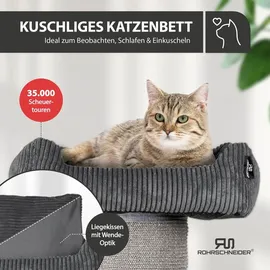 lycce FRIEDA Kratztonne 200 cm grau