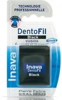 Inava DentoFil Black Fil dentaire ciré Dentaire 50 m