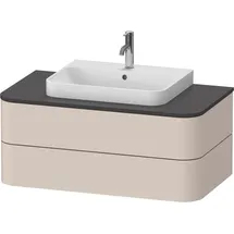 Duravit Waschtischunterschrank Happy D.2 Plus 100x55cm, f K, 2 La, f AWT, Tau matt