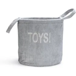 Beeztees Tierkuscheltier Puppy Welpen Spielzeugkorb Spielzeugtasche SUUS, Farbe: grau, 30 cm