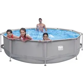 Magni Happy People Stahlrahmenpool-Set (Ø 360 x 76 cm)