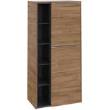 Villeroy & Boch Subway 3.0 Mittelschrank C59900RH 57,4x120x36,2cm, Schanier rechts/Griff Aluminium glänzend Kansas Oak