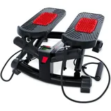 Sportstech Stepper STX300, 2-in-1-Gerät mit Widerstandsseilen, rutschfesten Pedalen und Fußreflexzonen-Massage