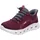 Rieker Slip-On Sneaker grau/rot 38