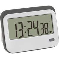 TFA Dostmann Digitaler Timer mit Stoppuhr und Wecker Timer Weiß, Grau digital