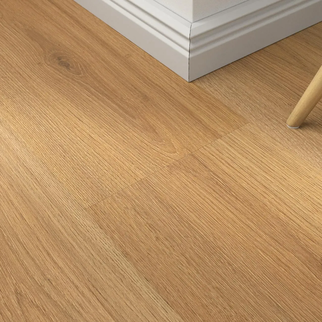 Laminat Trend Oak natur – inkl. Dämmung & Fußleisten