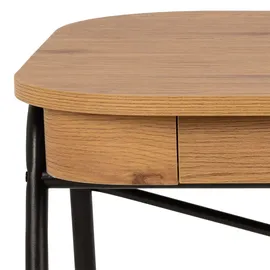 AC Design Schreibtisch Blueton natur / Weiß