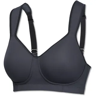 SCHIESSER Sport-BH softcup Medium Support Bra anthrazit C 80 Damen - Gr. 80C -