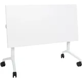 Beliani Zusammenklappbarer Schreibtisch CAVI 120 x 75 x 60 cm Weiß