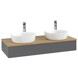 Villeroy & Boch Antao Waschtischunterschrank 1200x190x500mm L13051GK mit Beleuchtung FK/AP: GK/1
