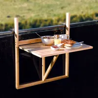 KESPER Balkontisch 69,5 x 66 x 55 cm Braun