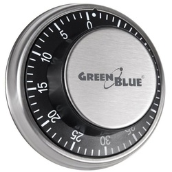 GreenBlue Küchentimer GB152 Mechanischer Küchentimer von 1 bis 59 Minuten schwarz