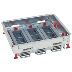 Legrand 088021 Gerätebox mit Teppichrand 18 Module horizontal